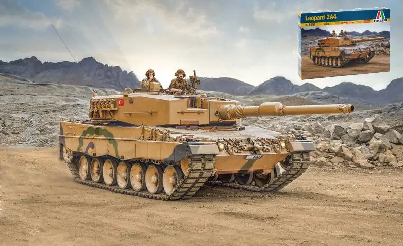 SCALE KIT MODEL COMPATIBLE WITH LEOPARD 2A4 KIT 1