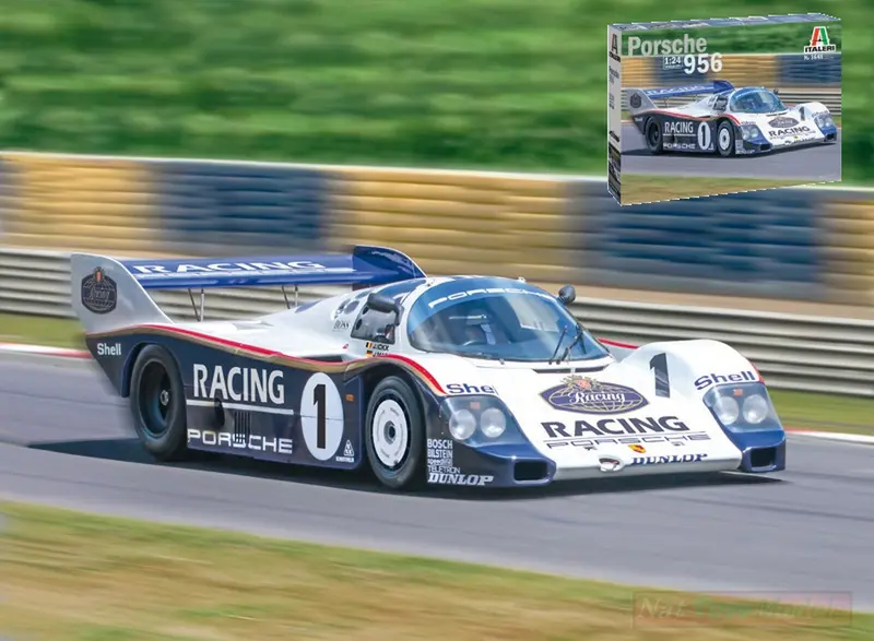 SCALE KIT MODEL COMPATIBLE WITH PORSCHE 956 N.1 J.ICKX-J.MASS KIT 1