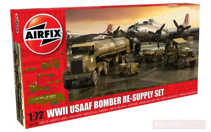 SCALE KIT MODEL COMPATIBLE WITH WWII USAAF BOMBER RE-SUPPLY SET KIT 1