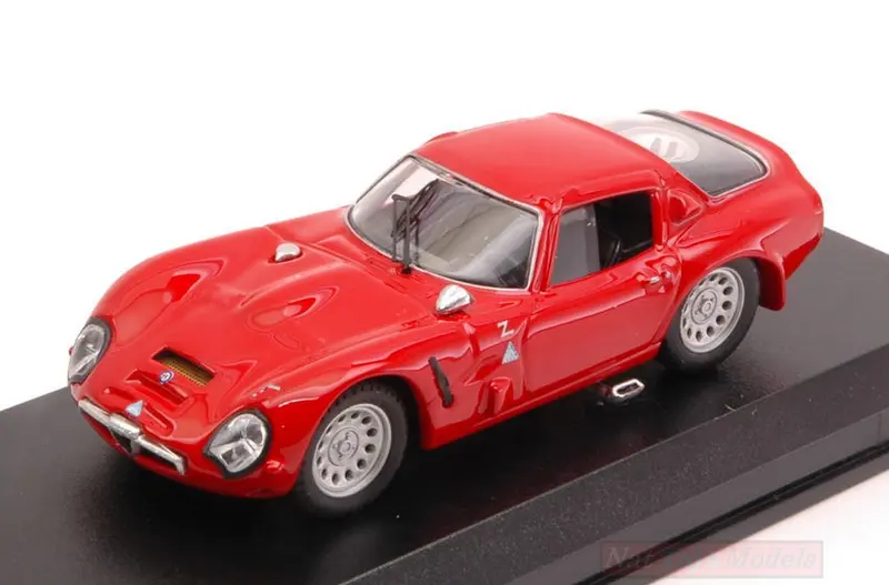 SCALE MODEL COMPATIBLE WITH ALFA ROMEO TZ2 1966 RED 1
