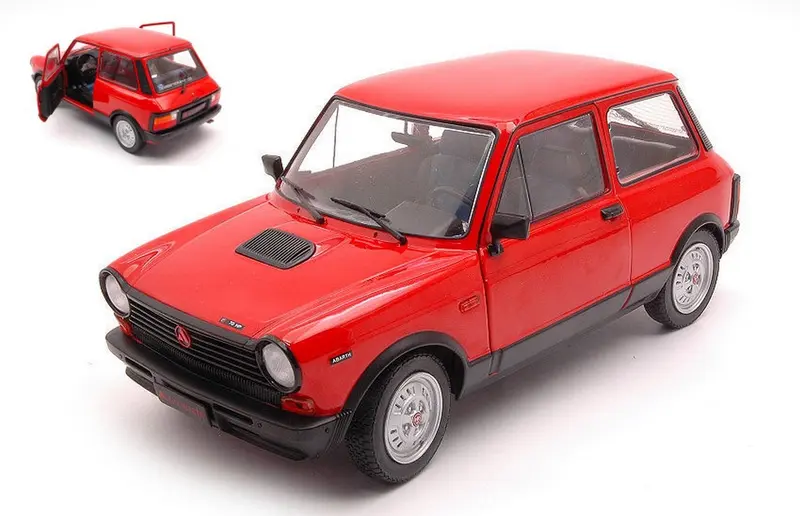 SCALE MODEL COMPATIBLE WITH AUTOBIANCHI A112 MK5 ABARTH 1980 RED 1