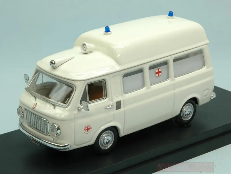 SCALE MODEL COMPATIBLE WITH FIAT 238 AMBULANZA TETTO ALTO 1970 1