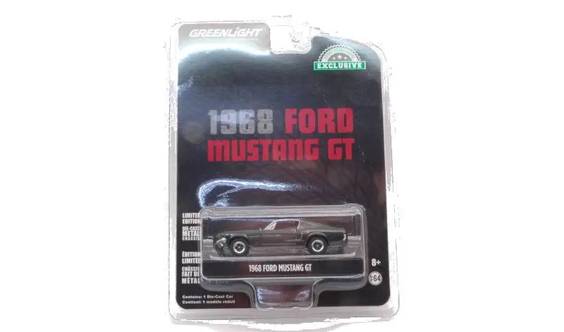 SCALE MODEL COMPATIBLE WITH FORD MUSTANG GT FASTBACK 1968 HIGHLAND GREEN 1