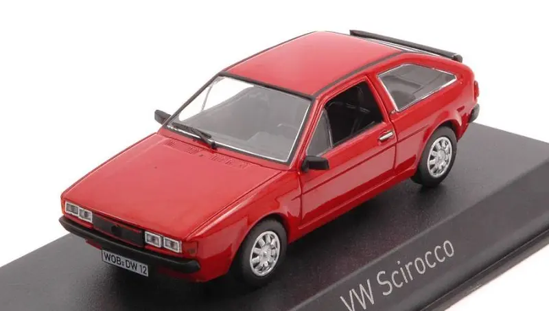 SCALE MODEL COMPATIBLE WITH VW SCIROCCO 1981 RED 1