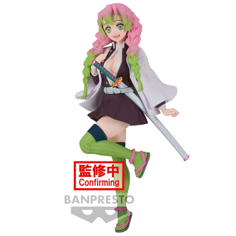 (Scatola Danneggiata) Figure Mitsuri Kanroji Love Hashira ver. 34 Demon Slayer Kimetsu no Yaiba 16cm