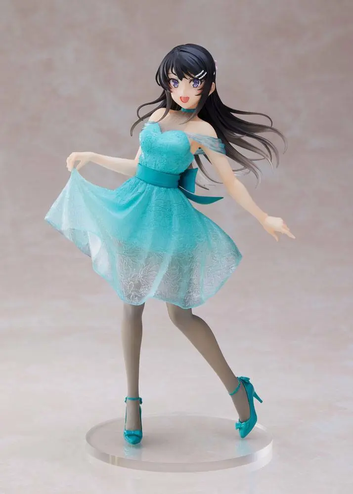 (Scatola Danneggiata) Rascal Does Not Dream of Bunny Girl Senpai PVC Statue Mai Sakurajima Clear Dress Ver. 20 cm