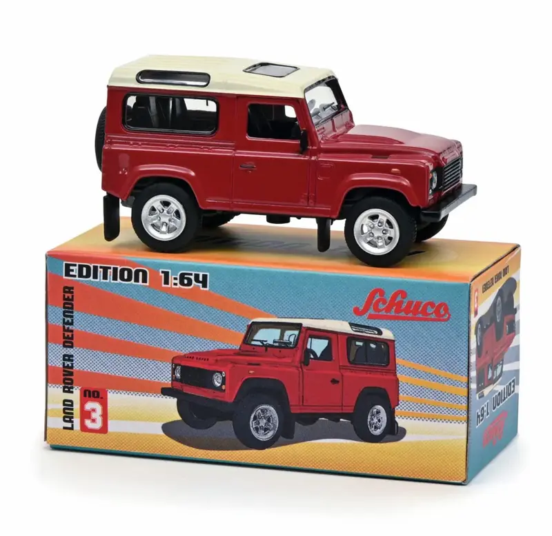 Schuco - Land Rover Defender Red - Scala 1/64 452030700