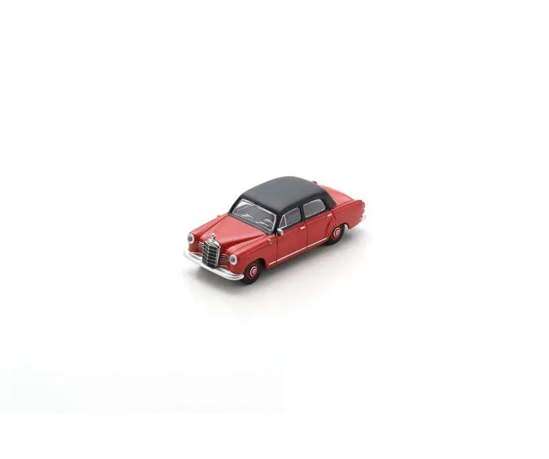 Schuco - Mercedes-Benz 180 Ponton Red/Black - Scala 1/64 452037300