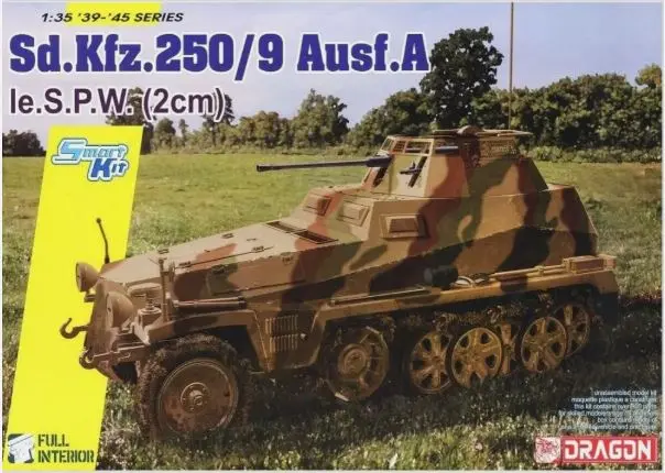 Sd.Kfz.250/9 le S.P.W. 2cm MIT PANZERAUFBAU KIT 1