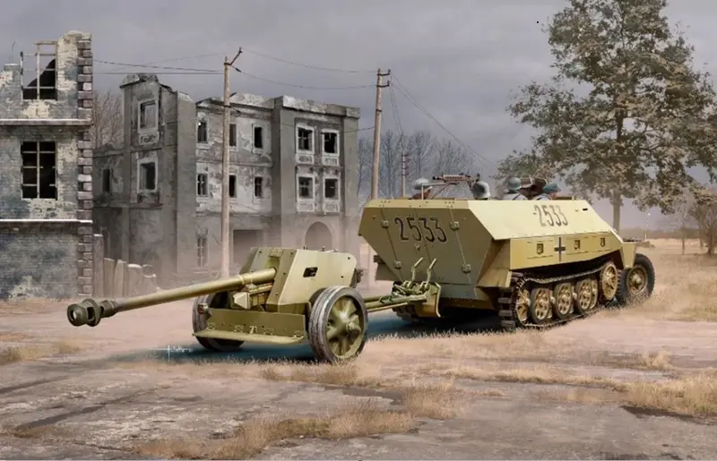 Sd.Kfz.251/1 Ausf.D MIT 7,5 Pak 40 2in 1 KIT 1