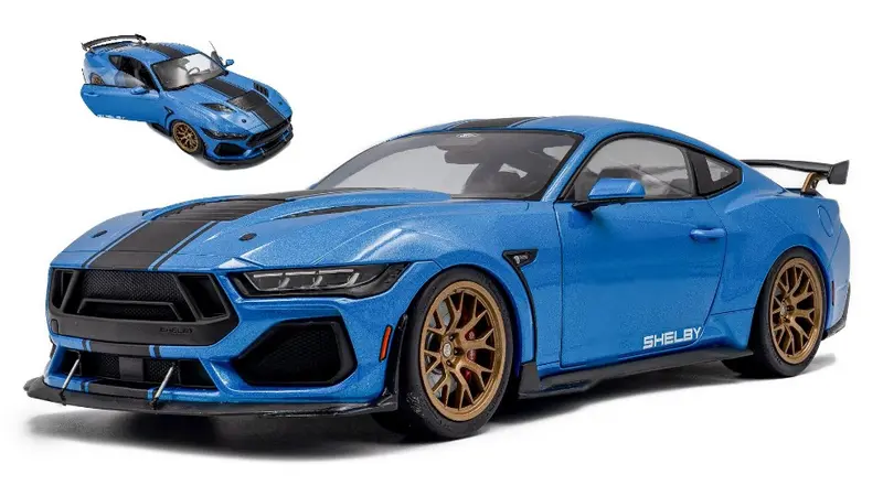 SHELBY MUSTANG SUPER SNAKE 2025 MET.GRABBER BLUE 1