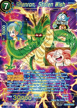 Shenron, Stolen Wish - Three Glorious Fighters (Special Rare) [BT30-038]