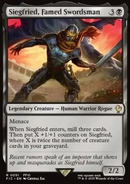 Siegfried, Famed Swordsman - Commander
