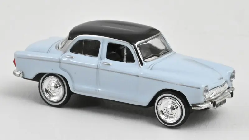 SIMCA ARONDE 1962 PREINCESS GREY AND BLACK ROOF 1