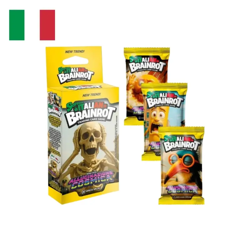 Skifidol Brainrot Allucinazione Cosmica - Blister da 3 bustine (7 carte per bustina) (ITA)