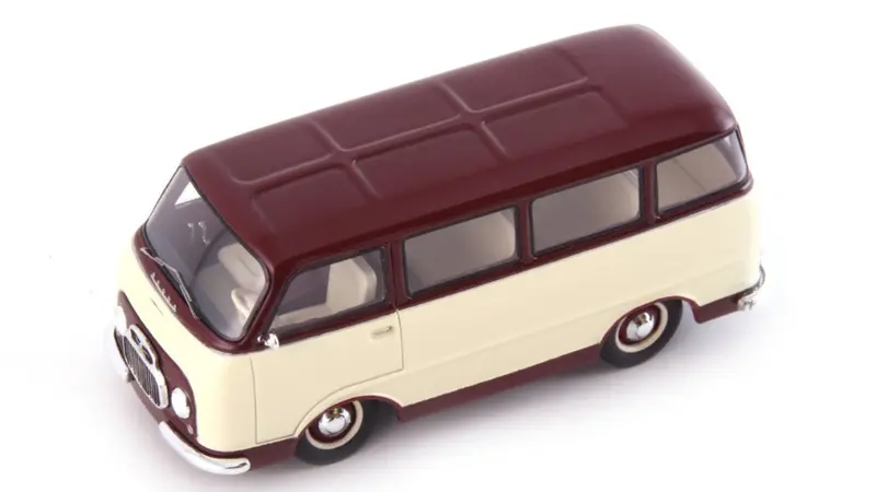 SKODA 979-I PROTOTYPE 1956 IVORY-DARK RED 1