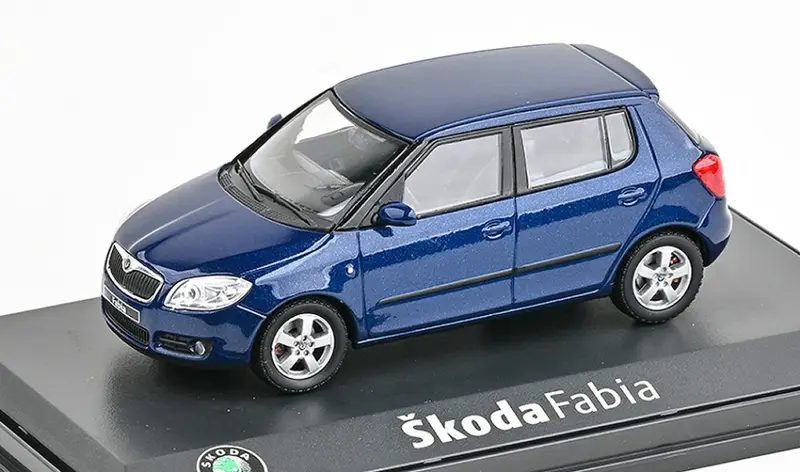 SKODA FABIA II 2006 BLUE 1