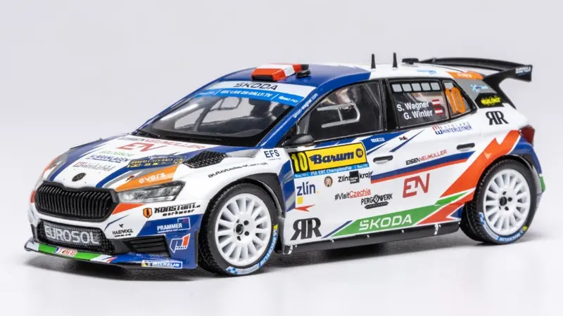 SKODA FABIA N.10 RALLY2 BARUM 2023 WAGNER-WINTER 1