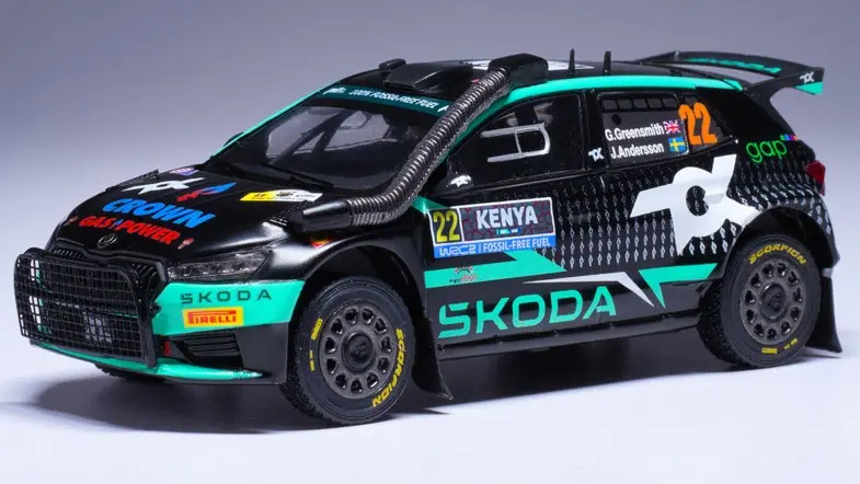 SKODA FABIA RALLY2 N.22 SAFARI RALLY KENYA 2024 GREENSM.-ANDERS.1