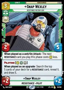 Snap Wexley, Ricognitore Aereo Della Resistenza - Salto nell'Iperspazio (Rare) [JTL-098]