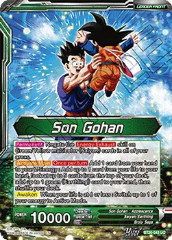 Son Gohan // SS Son Gohan, Reliable Growth - Three Glorious Fighters (Alternate Art) [BT30-043]