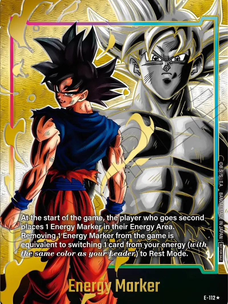 "Son Goku" Energy Marker E-112 [ Inglese / Giapponese ]