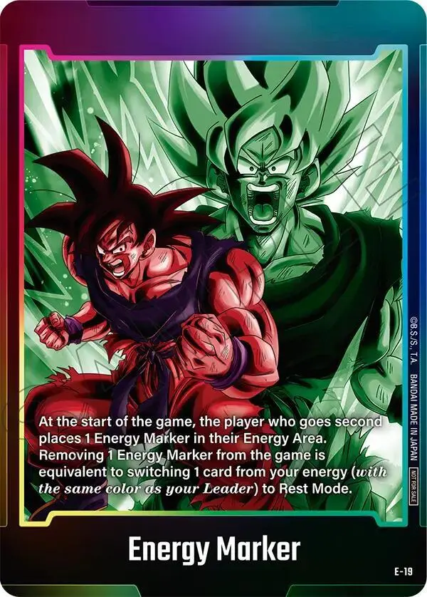 "Son Goku" Energy Marker E-19 [ Inglese / Giapponese ]