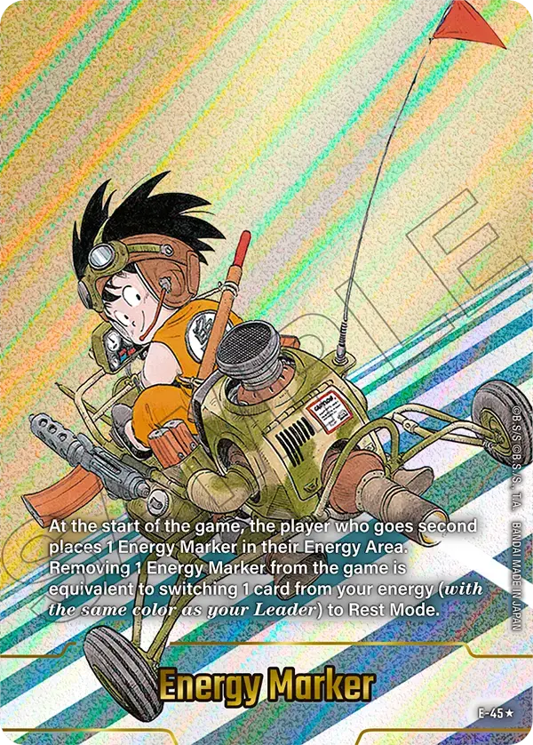 "Son Goku" Energy Marker E-45 [ Inglese / Giapponese ]
