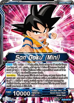 Son Goku (Mini) // SS Son Goku (Mini), New Adventure - Prismatic Clash (Alternate Art) [BT28-028]