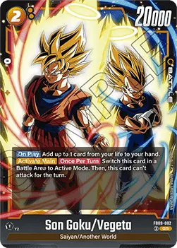 Son Goku/Vegeta (FB09-082) - Dual Evolution [Fusion World] (Super Rare) [FB09-082]