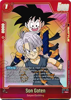 Son Goten (ST01-006) - Story Booster 01 [Fusion World] (Feature Rare) [ST01-006]