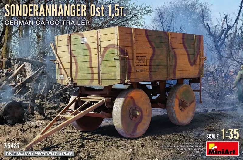 SONDERANHANGER OST 1,5 t GERMAN CARGO TRAILER KIT 1