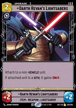 Spade Laser di Darth Revan - Leggende della Forza (Rare) [LOF-238]
