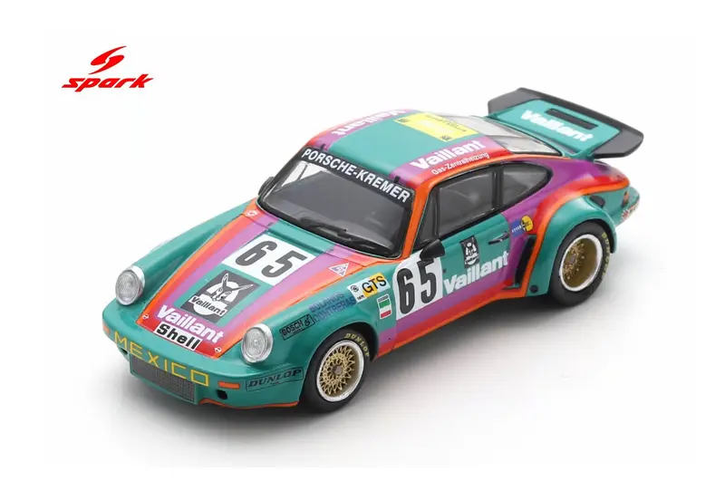 Spark Model - Porsche 911 Carrera RSR 3.0 #65 Vaillant Le Mans 24H 1975 - Scala 1/64 64S029
