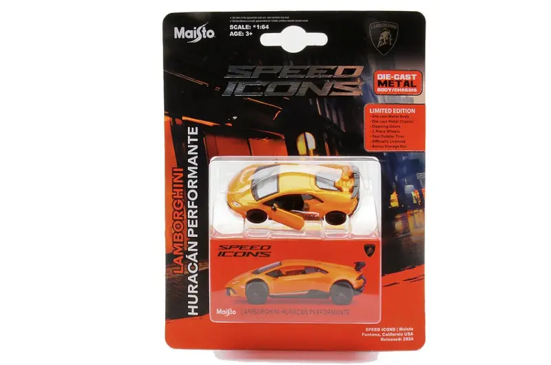 SPEED ICONS LAMBORGHINI HURACAN PERFORMANTE ORANGE 1
