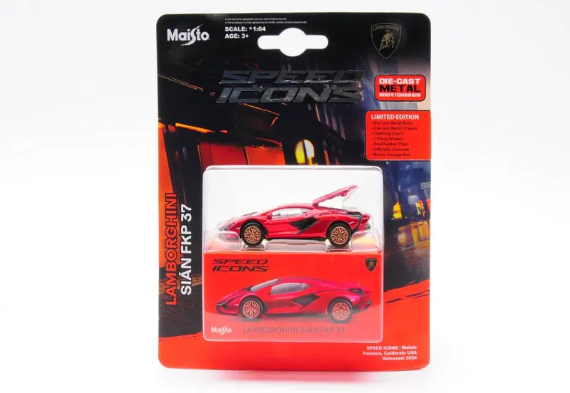 SPEED ICONS LAMBORGHINI SIAN FKP 37 METALLIC RED 1