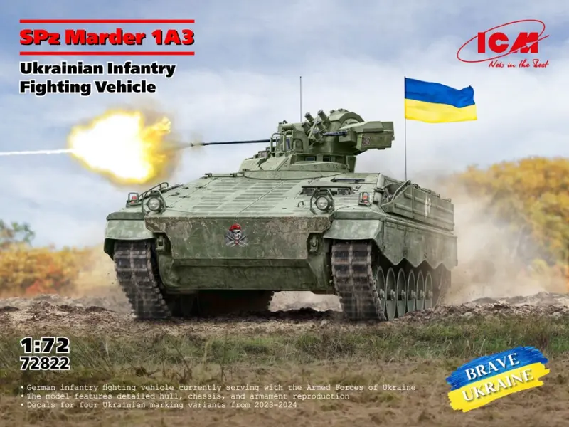 SPz MARDER 1A3 UKRAINIAN INFANTRY FIGHTING VEHICLE KIT 1