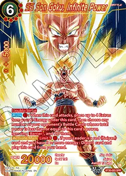 SS Son Goku, Infinite Power - Three Glorious Fighters (Special Rare) [BT30-003]