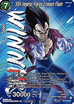 SS4 Vegeta, Fierce Crimson Flash - Promos (Promo) [P-746]