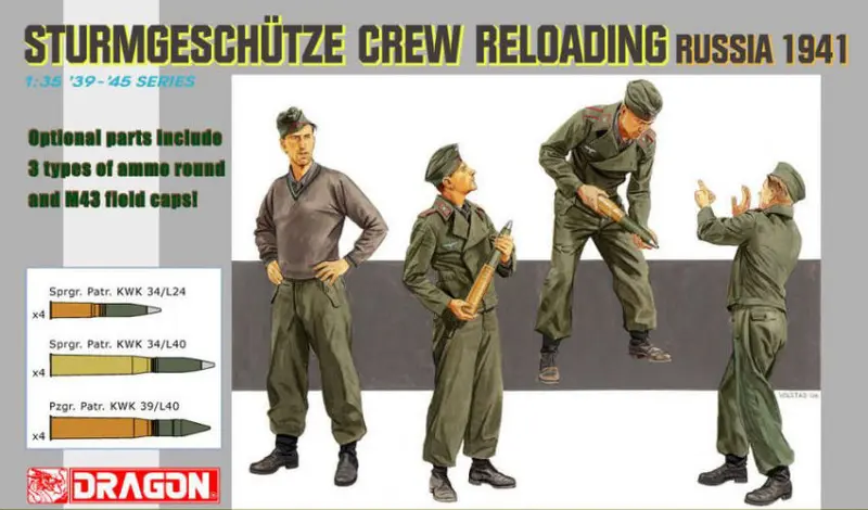 STURMGESCHUTZE CREW RELOADING RUSSIA 1941 KIT 1