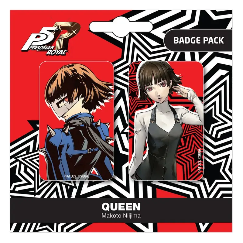 SU ORDINAZIONE Persona 5 Royal Pin Badges 2-Pack Set D