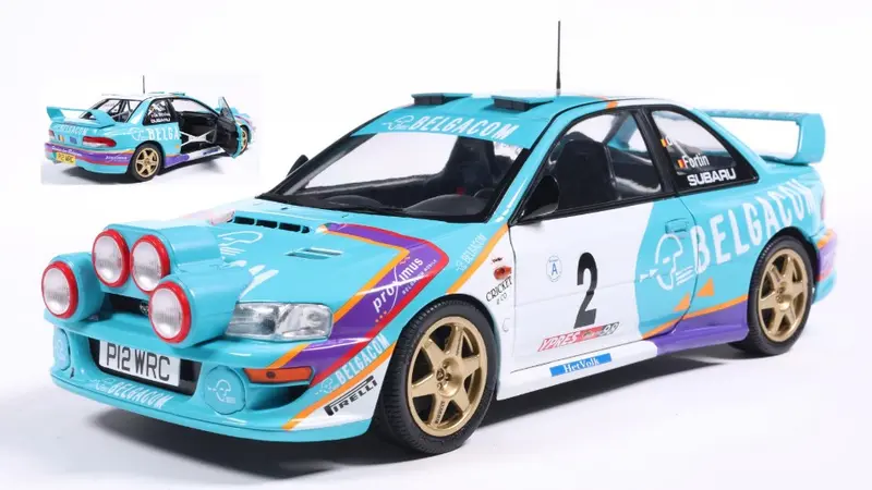 SUBARU IMPREZA WRC N.2 YPRES RALLY 1998 DE MEVIUS/FORTIN 1