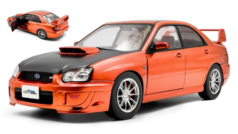 SUBARU IMPREZA WRX STI 2003 MET.ORANGE 1