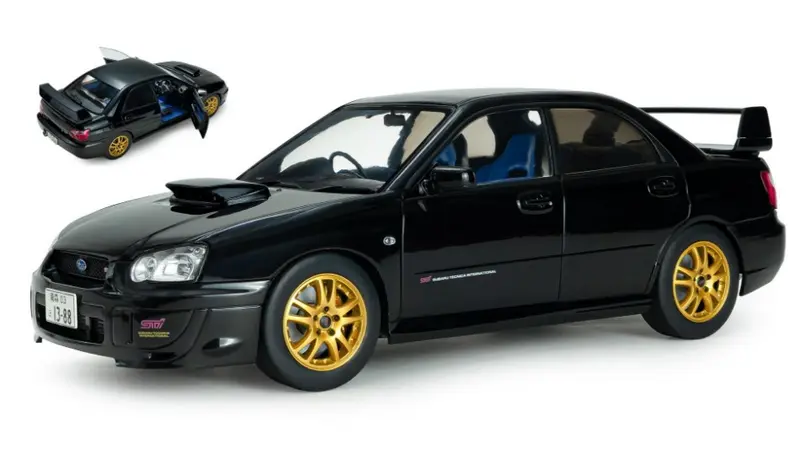SUBARU IMPREZA WRX STI JAVABLACK PEARL 2004 1