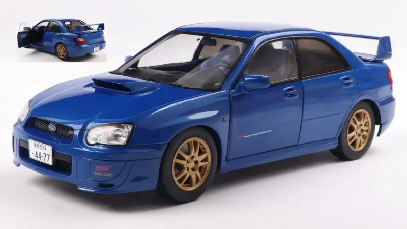 SUBARU IMPREZA WRX STi RIGHT HAND DRIVE 2003 BLUE1