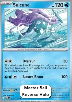 Suicune - Evoluzioni Prismatiche