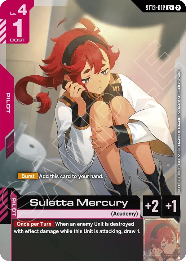 Suletta Mercury (ST13-012) - Starter Deck