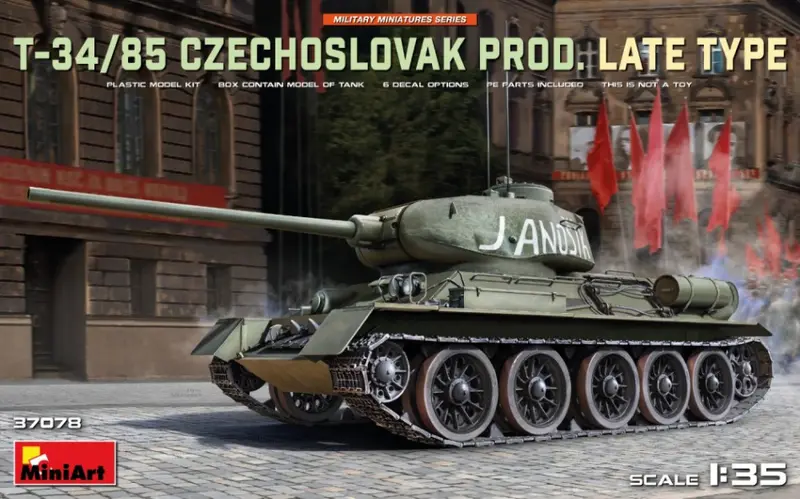 T-34-85 CZECHOSLOVAK Prod.Late Type KIT 1