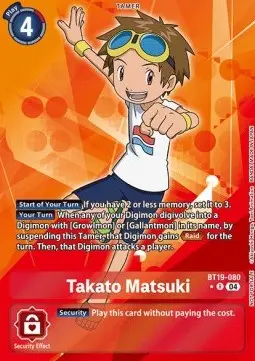 Takato Matsuki (BT19-080) - Promos