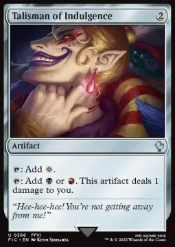 Talismano dell'Indulgenza - Commander
